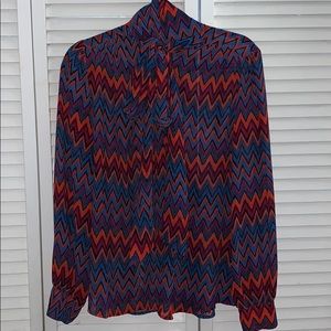 Eva Mendez Multicolored Blouse
